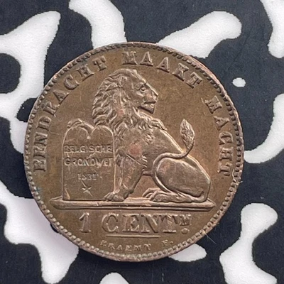 Lote de 1 céntimo Bélgica 1907 #C4849 Foto 1 de 2