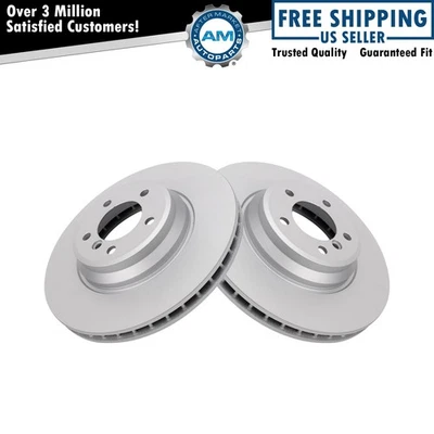 Front Brake Rotor Set Fits 2007-2015 BMW - Image 1 of 4
