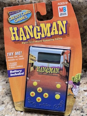 HANGMAN Handheld Electronic Game Hasbro Milton Bradley VTG 2003 NEW Working  - Image 1 of 3