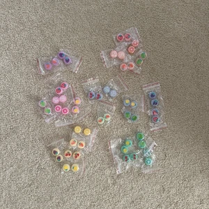 Glow in the Dark Thumb Grip Caps for Nintendo Switch, OLED, & Lite - Set of 2 - Picture 1 of 8