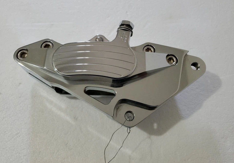 Pinza de freno delantera derecha cromada JB Jay 1987-1994 Harley FXR??  *LEER* Foto 1 de 4