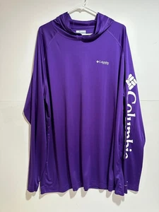 COLUMBIA PFG - SPORTSWEAR COMPANY - XXL - OMNI SHADE LONG SLEEVE FISHING HOODIE - Picture 1 of 11