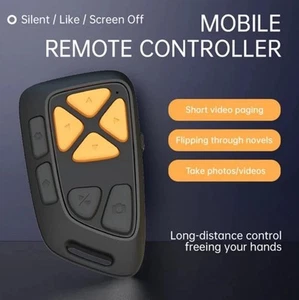 Mobile Phone Remote Control Multi-Function, TikTok Scrolling, Page Turning, 2 Pk - Photo 1 sur 7