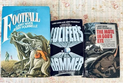 Mixed Lot Of Vintage LARRY NIVEN and JERRY POURNELLE Sci-Fi Novels Foto 1 de 4
