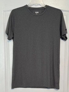 Spyder Mens Tshirt Size M Gray Stretch Round Neck Short Sleeve Pullover - Picture 1 of 6