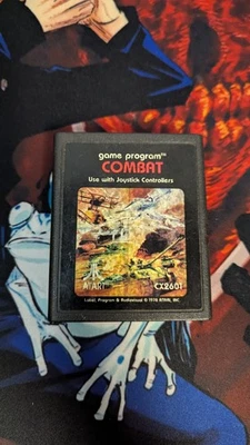 Combat (Atari 2600, 1977) Cartridge Only Tested Working  - Image 1 of 3