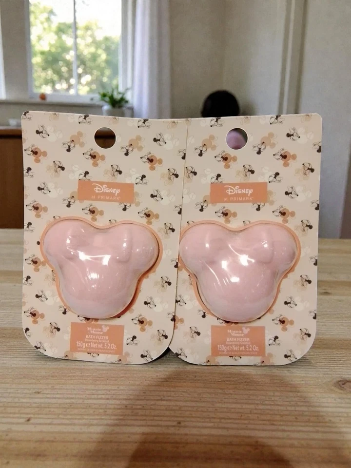 Disney Primark Minnie Mouse Bath Fizzer Pink 150g – Single or Pack of 2 - Image 1 of 1