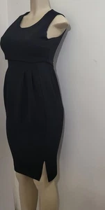 Moms The Word Damen Umstandskleid knielang schwarz tailliert Stillen - Bild 1 von 8