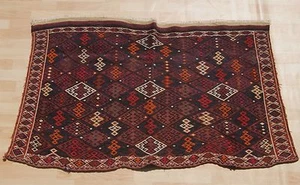 RECTANGLE KILIM RUG ANATOLIAN KILIM HANDMADE WOOL MULTI COLORED AREA RUGS 3X4ft - Picture 1 of 5