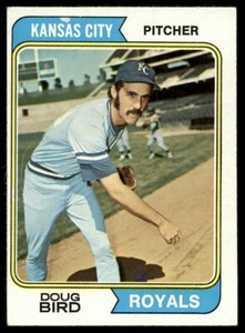 1974 Topps AA Doug Bird #17 RC EX Kansas City Royals