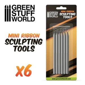 Wire Tools - Miniature Ribbon Sculpting Tool Set - 6 pcs - Pottery OOAK - Picture 1 of 2