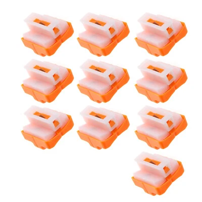 10 pcs Spare Replacement Cutter Cutting Machine Paper Trimmer Blades Orange - Image 1 of 4