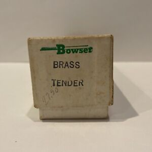 HO Brass Bowser Tender, Mostly built and w/ detail kit