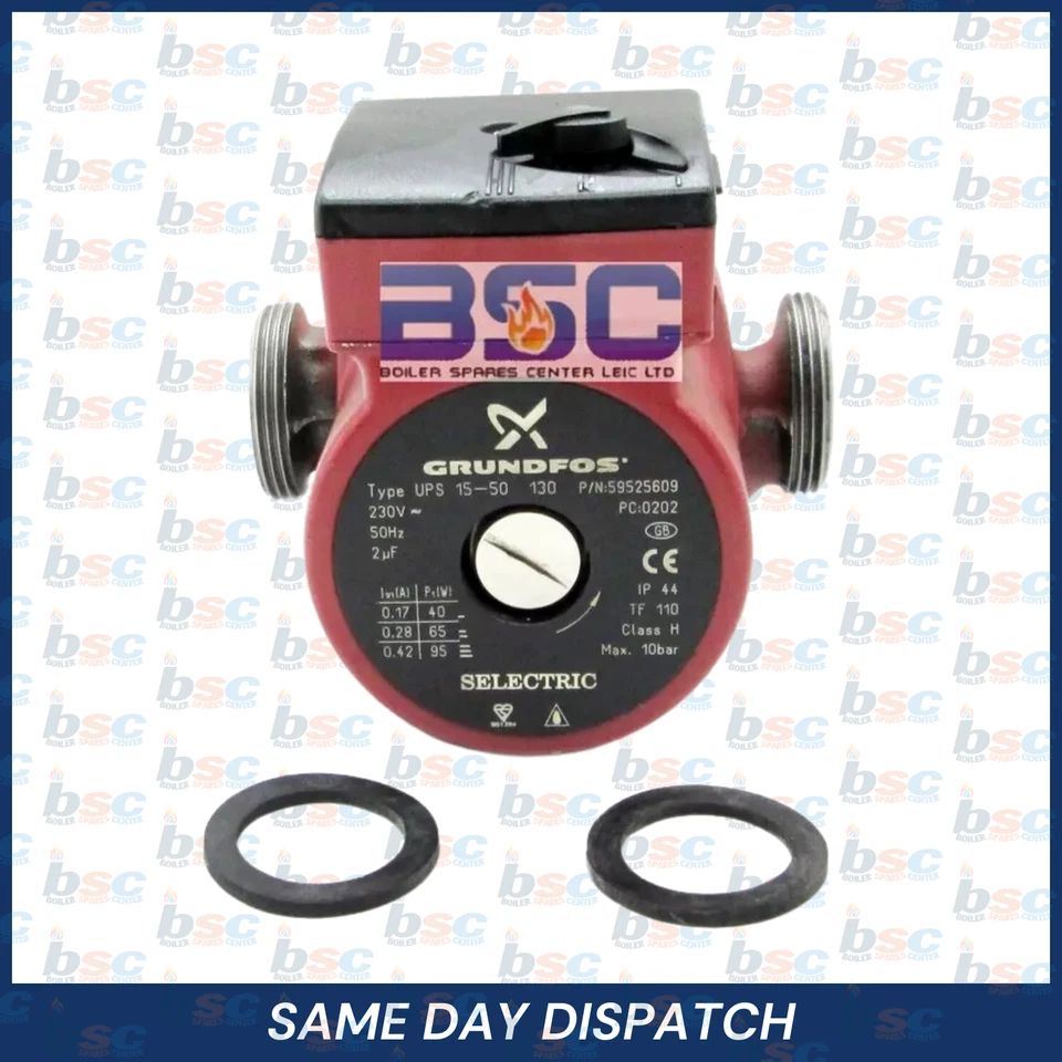 Grundfos UPS 15-50 130 P/N 59525609 Central Heating Pump(Genuine) - Image 1 of 4