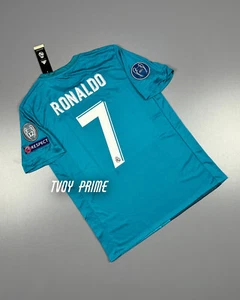Tercera camiseta azul Real Madrid 2017/2018 Champions League - Cristiano Ronaldo #7 - Imagen 1 de 3