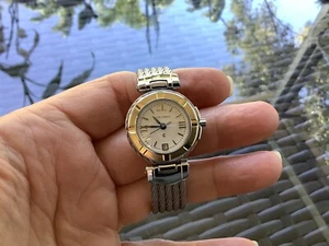 RELOJ PHILIPPE CHARRIOL 26MM 2/TONO 5 FILAS CABLE CON ESFERA BLANCA - Imagen 1 de 10