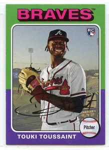 2019 Topps Archives Baseball - #141 - Touki Toussaint - Atlanta Braves - Picture 1 of 1