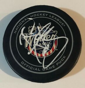 Braden Holtby Signed Washington Capitals Winter Classic Game Puck w/COA