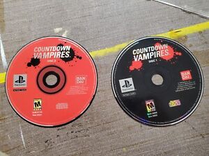 Countdown Vampires Disc 1 & 2 Sony PlayStation 1 PS1 Discs Only - UNTESTED