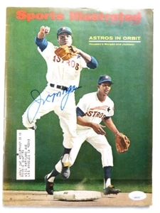 Joe Morgan Signed Autograph Magazine Sports Illustrated 1966 Astros JSA AH04370 - Picture 1 of 4
