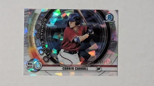 CORBIN CARROLL 2020 Bowman Chrome #BTP-90 Scouts Top 100 Atomic Refractor /150 - Picture 1 of 3