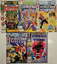 Bronze Age Comic Marvel Team-Up Lot 5 Key Issues 111 112 113 114 115 Spider-Man