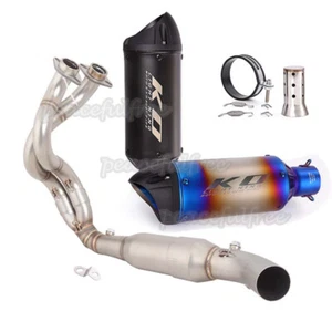 Puntas silenciador escape tubo enlace cabezal para Kawasaki Z650 Ninja 650 2023 2024 2025 - Imagen 1 de 11