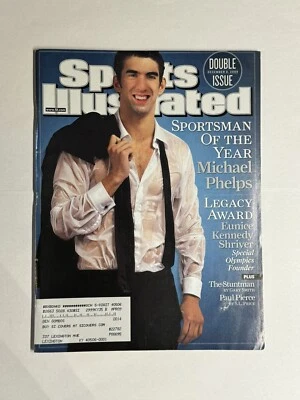 Sports Illustrated 8 de diciembre de 2008 Michael Phelps Deportista del Año Paul Pierce Foto 1 de 2