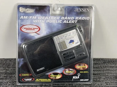 🔥 JENSEN MR-600 • AM/FM with 7  Weather Band Radio Dual Power with Adaptor - Image 1 of 4