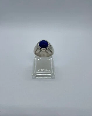 Anello in Argento 925 con Lapislazzulo Blu - Immagine 1 di 4