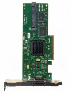 HP 416155-001 LSI SAS3442E-HP SATA Host Bus Adapter (HBA) RAID LP PCI-e Card - Photo 1/1