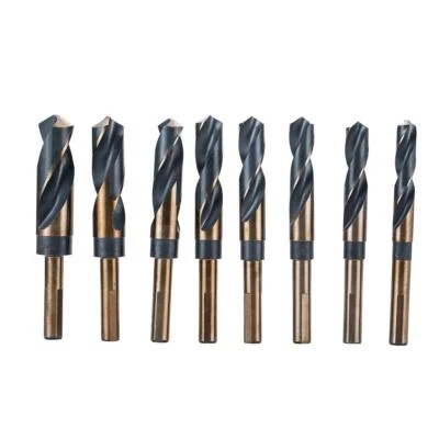 Set di punte HSS a codolo ridotto da 8 pezzi, punte elicoidali in acciaio - Imagen 1 de 4