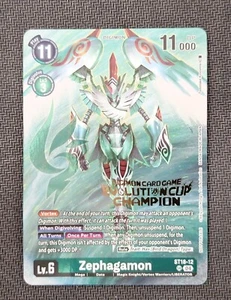 Digimon Card Game - Zephagamon - ST18-12 ENG Evolution Cup Champion Card - Picture 1 of 2
