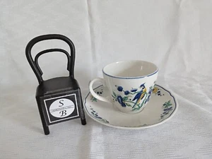 Villeroy & Boch V&B Phönix blau Kaffeegedeck Tasse UT 2 teilig - Picture 1 of 4