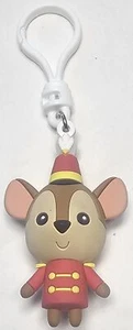 Disney Timothy Q. Mouse 3D Figural Figure Bag Clip Keychain Collectible Toy - Picture 1 of 2