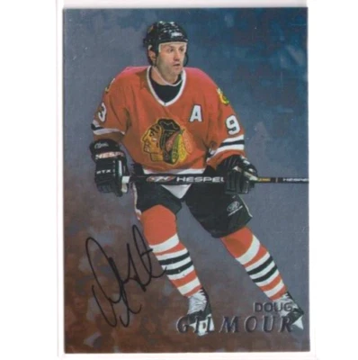 1998-99 In The Game ITG Be A Player AUTO 178 Doug Gilmour Chicago Blackhawks - Image 1 of 2
