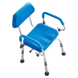 Swivel Shower Chair Adjustable Shower Seat w/Pivoting Arm Non-Slip Bathtub Chair - Picture 1 of 7