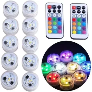 ZXX Mini Submersible Led Lights with Remote, Small 10pcs New Sub - Picture 1 of 12