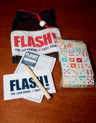 Flash - The Lightning Fast Dice Game - Orange Blue 2012 - Image 1 of 3