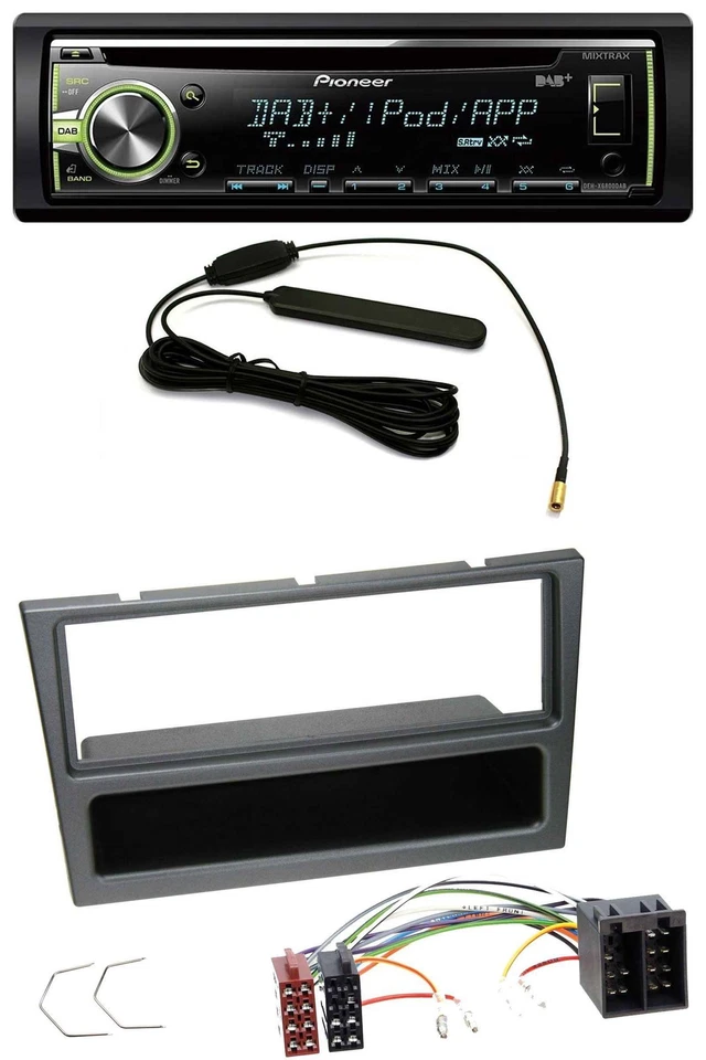 Pioneer MP3 USB CD DAB AUX Autoradio für Opel Corsa C Meriva Signum Vectra C 200 - Bild 1 von 4