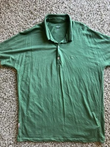 Ice Breaker Men's Green Short Sleeve Polo Wool Shirt Medium  - Picture 1 of 4