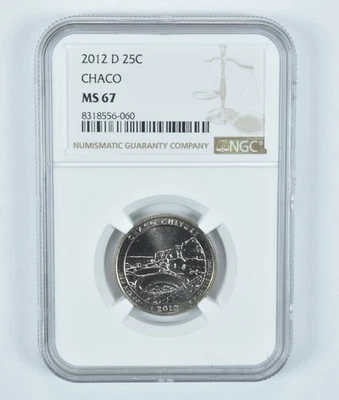 2012-D Washington Quarter Chaco ATB MS67 NGC *1840 - Image 1 of 4