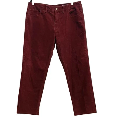 VINEYARD VINES Corduroy Pants Mens Size 38 x 32 Burgundy 5-Pocket Cotton Stretch - Image 1 of 4
