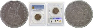 1878-S Seated Liberty Quarter   PCGS VF-25 - Picture 1 of 3