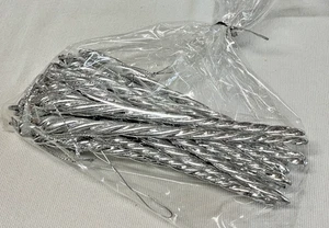 SILBER EISZAPFEN ORANAMENTE (19) 7 Zoll NEU - Bild 1 von 2