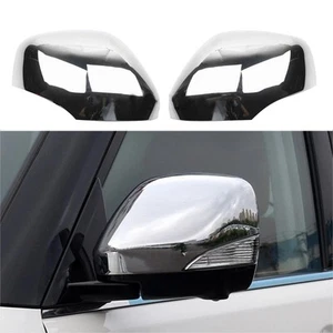 2x Tapa de embellecedor de cubierta de espejo lateral de puerta retrovisor cromada para Infiniti QX80 2014-2023 - Imagen 1 de 6