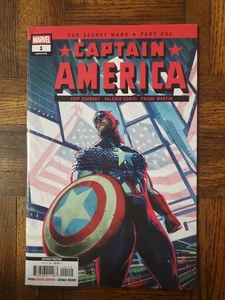 Captain America 1 Zdarsky 2nd Print Our Secret Wars Marvel Comics - Picture 1 of 1