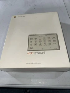 VTG Apple Mac Macintosh Hypercard 1987 Box Disks User Guide M0556 - Picture 1 of 17