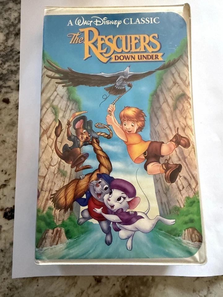 Black Diamond The Rescuers  Down Under VHS Tape RARE! $$$ - Image 1 of 4