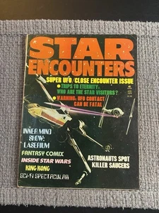Star Encounters Magazine March 1978 #1 Super UFO Star Wars King Kong Sci Fi - Picture 1 of 14